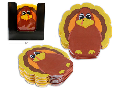 Servilletas Pavo Otoño Troqueladas 20pcs