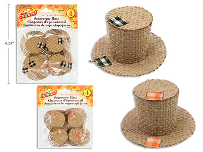 Sombreros Espantapájaros Mini 4pcs
