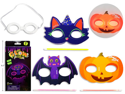 Máscara Fluorescente Halloween Surtida