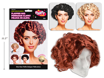 Peluca Adult Flapper - 3 Colores