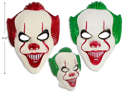Máscara Payaso Movie PVC 11.8x9.45" 2 Colores