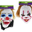Máscara Clown Movie PVC Deluxe 10.24x8.27" con Cabello 2 Estilos