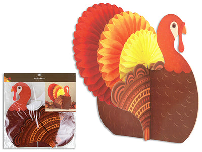 Decoración Mesa Pavo Honeycomb 5pcs