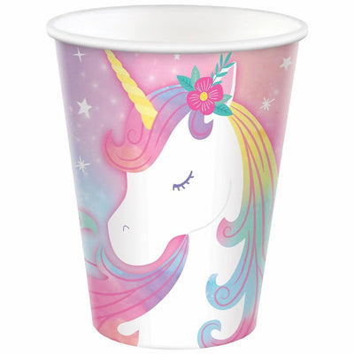 Vasos Unicorn 9oz (x8u)