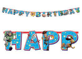 Toy Story 4 Banner Happy Birthday