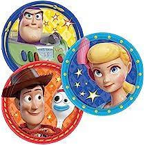 Toy Story 4 Plates 7" (x8u)