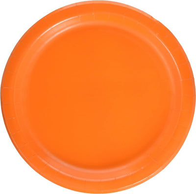 ORANGE SUNKISSED PLATES 24CT