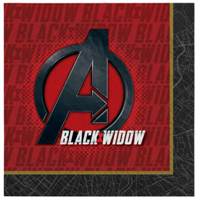 Lunch Napkins  Black Widow