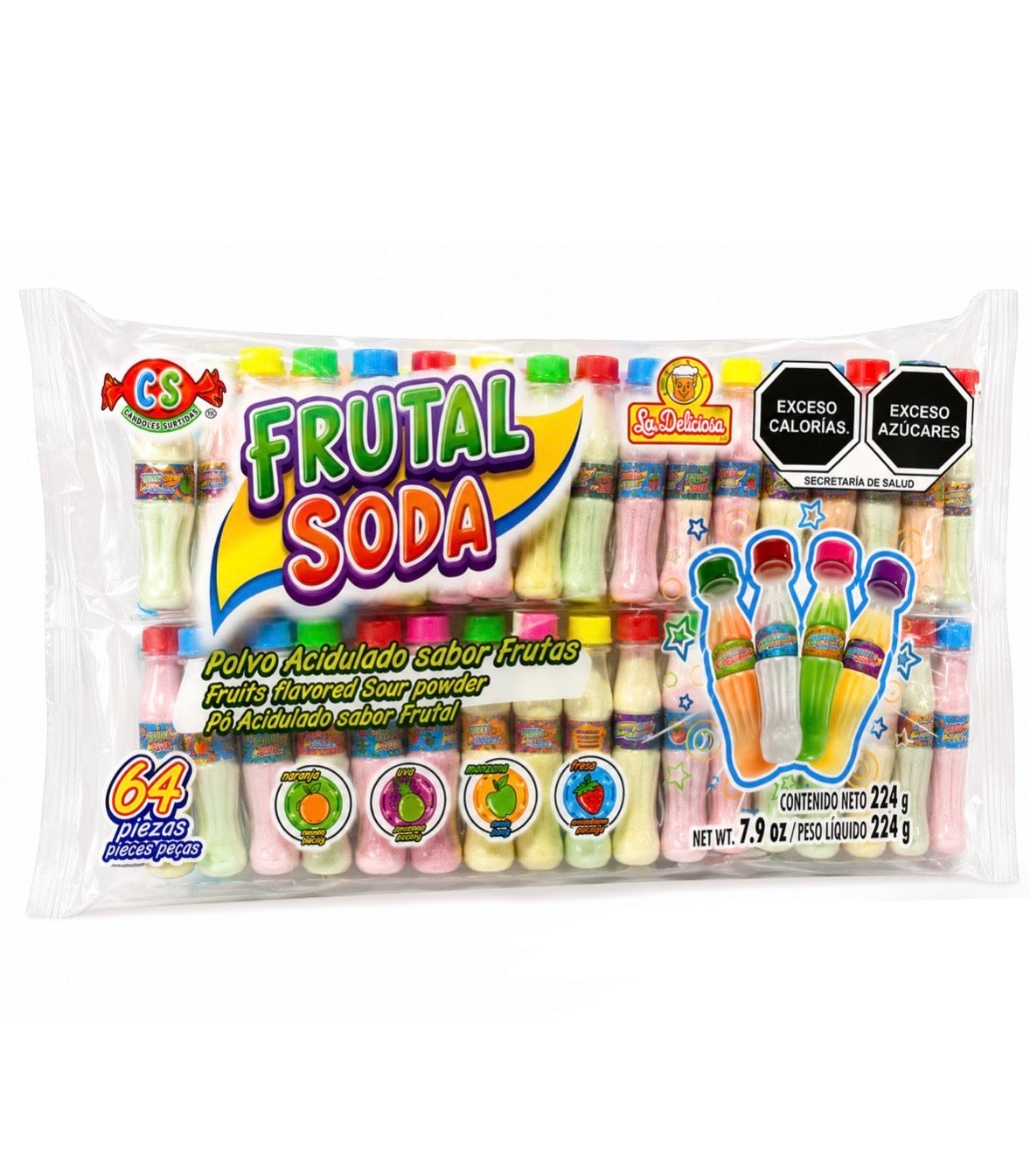 Frutal Soda Powder Candy 7.9oz