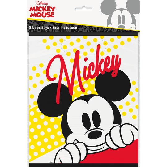 Mickey Mouse Loot Bags 8ct