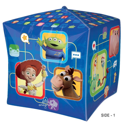 Toy Story Cubez 4 Sided Design Foil Balloon 15”