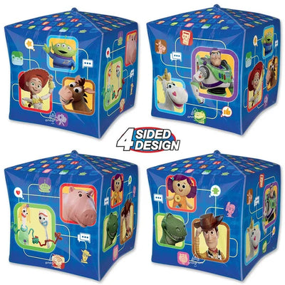 Toy Story Cubez 4 Sided Design Foil Balloon 15”