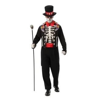 Day of the Dead Adult Men Costume XLarge (44-46)