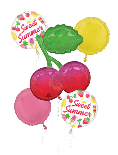 Bouquet Sweet Summer Fruity Mix Foil Balloon