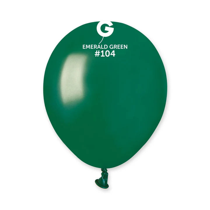 Gemar 5” Standard Emerald Green 100pcs