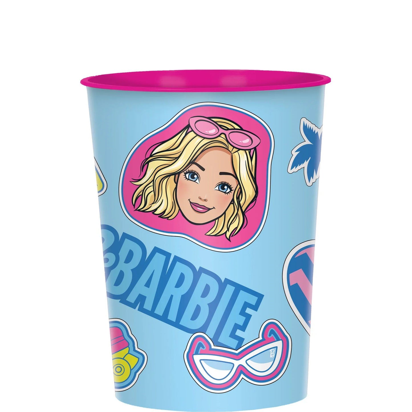 Malibu Barbie Plastic Cup 16oz