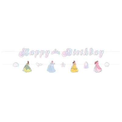Disney Princess Happy Birthday Banner 6.2ft