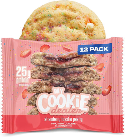 My Cookie Dealer Strawberry Toaster Pastry Protein Cookie 2.2oz