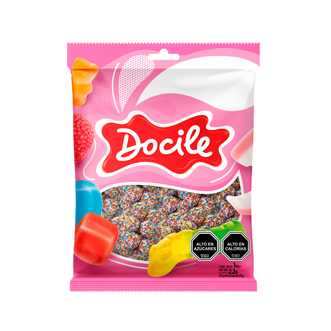 Docile Colorful Gumdrop Candy 35.2oz