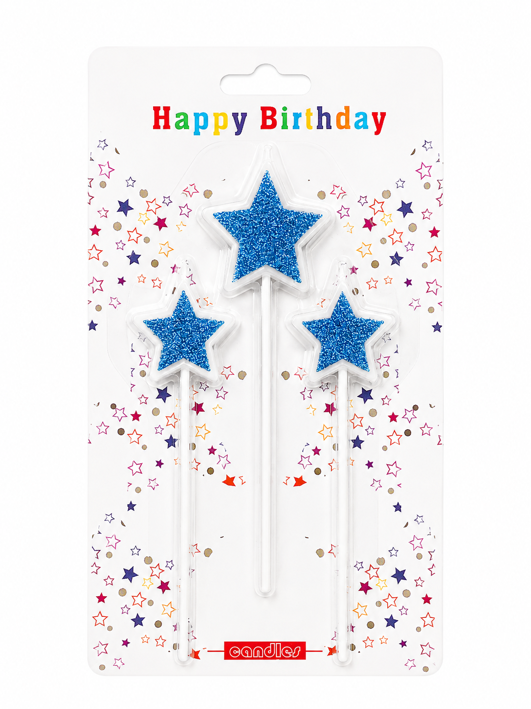 Velas de Estrellas Variedad de Colores 3ct