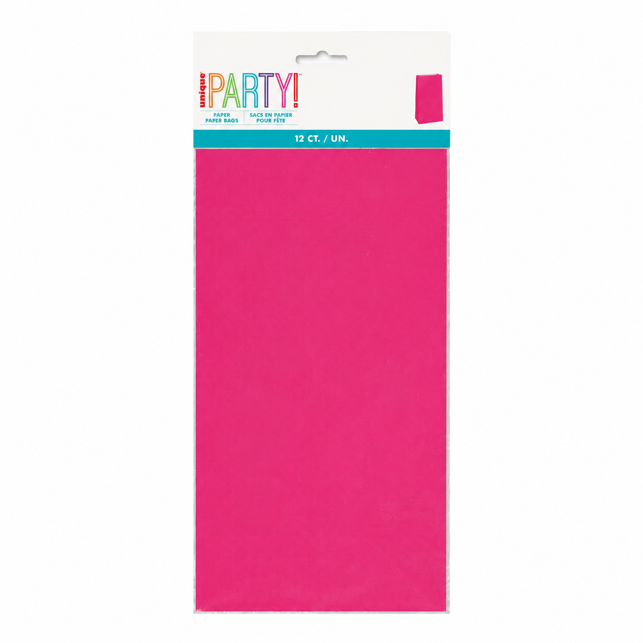 Paper Bags Fuchsia 12ct