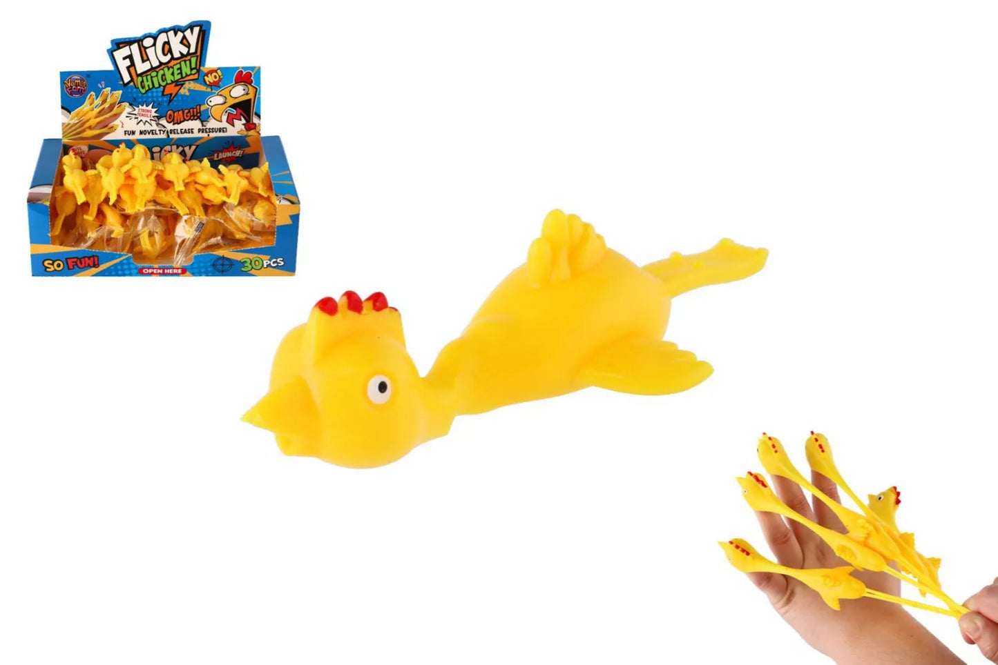 Rubber Chickens Sling Shot (x2u)