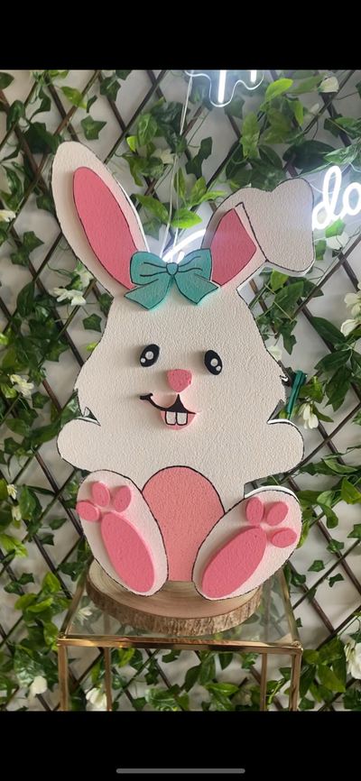 Foam conejito de Pascua Pintado