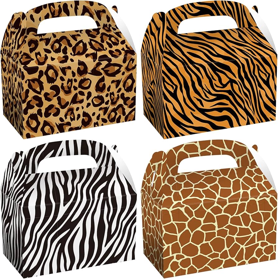 Cookie Boxes Safari (x12u)