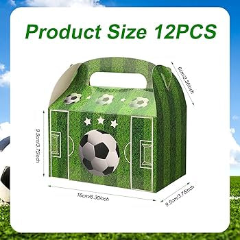 Cookie Boxes Soccer (x12)