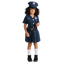 Police Officer Uniform with Skirt Kids Girl Costume