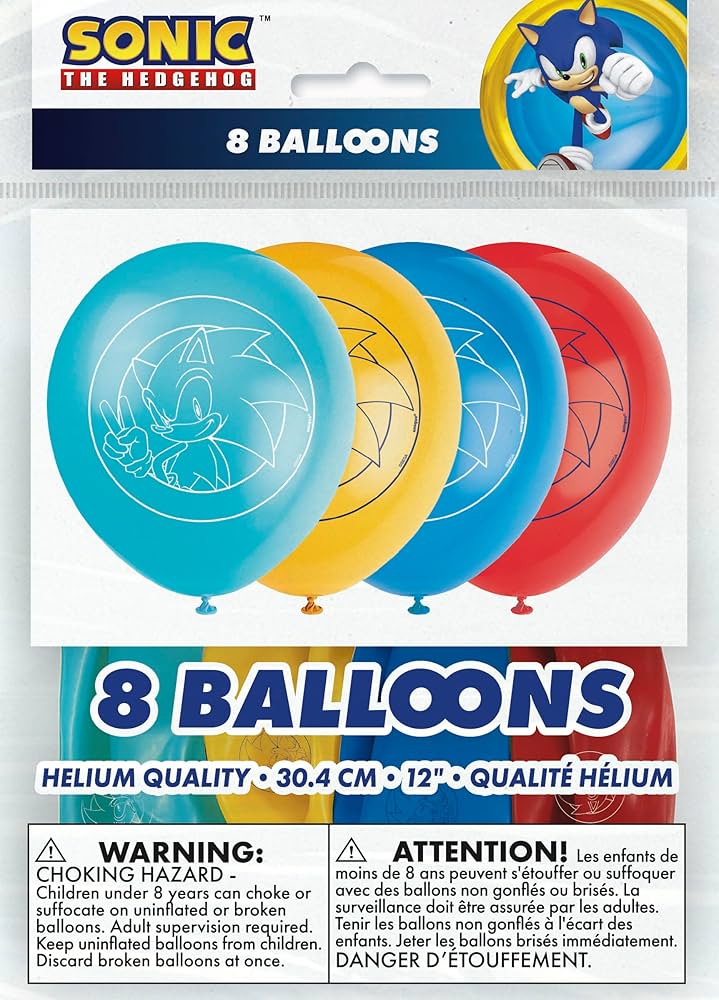 Globos Sonic Latex 12” (x8u)