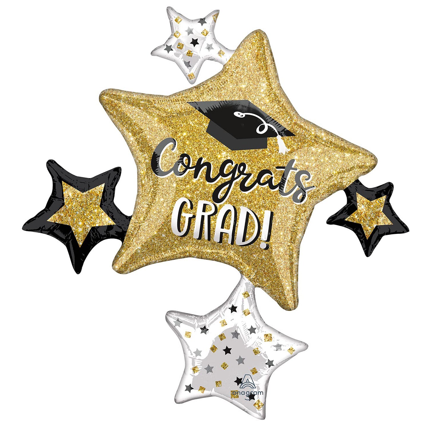 Globo SúperShape Graduación Sparkle Star