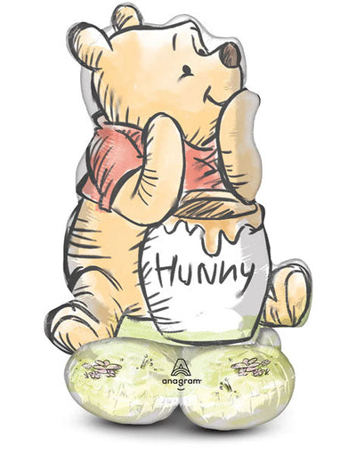 36” Airfill Only Airloonz Juniors Winnie the Pooh Foil Balloon