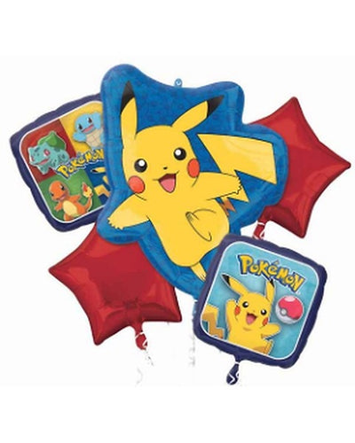 Pokémon Bouquet Foil Balloon 5pcs