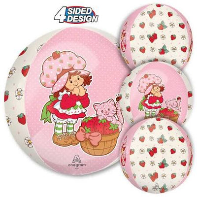 16” Orbz Strawberry Shortcake Foil Balloon