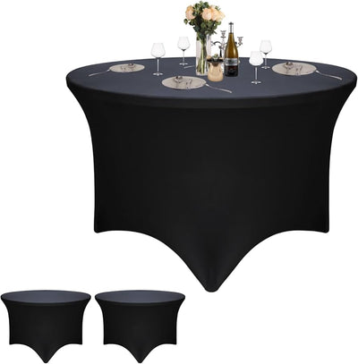 Mantel Spandex 60” Mesa Circular - Negro