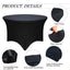 Mantel Spandex 60” Mesa Circular - Negro