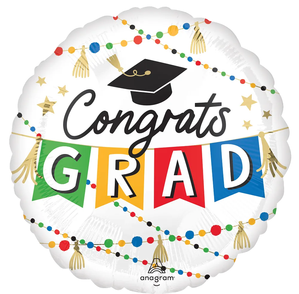 Globo “Congrats Grad” Standard 17in