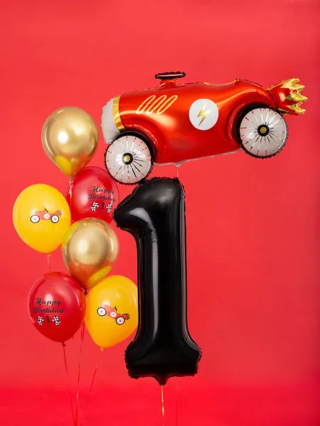 Foil Balloon Number 1 Black 34”