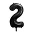 Foil Balloon Number 2 Black 34”