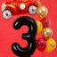 Foil Balloon Number 3 Black 34”