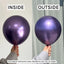 Kalisan 5” Mirror Violet Látex Balloon (50ct)