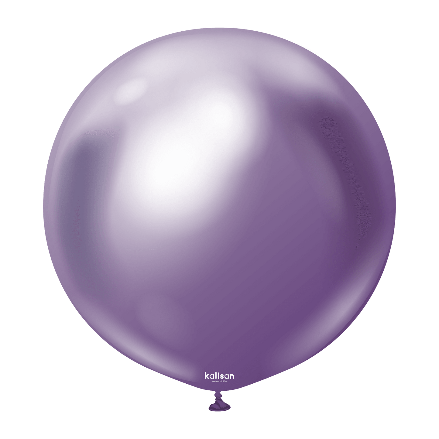 Kalisan 18” Mirror Violet Látex Balloon (3ct)