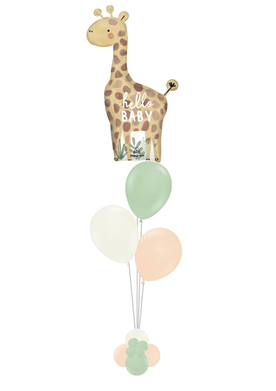 42” Soft Jungle Giraffe Baby Foil Ballon