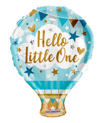 18” Hello Little One Blue Balloon Foil Balloon