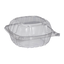 Plastic Hinged Clamshell 6”x6”x3” (x1u)