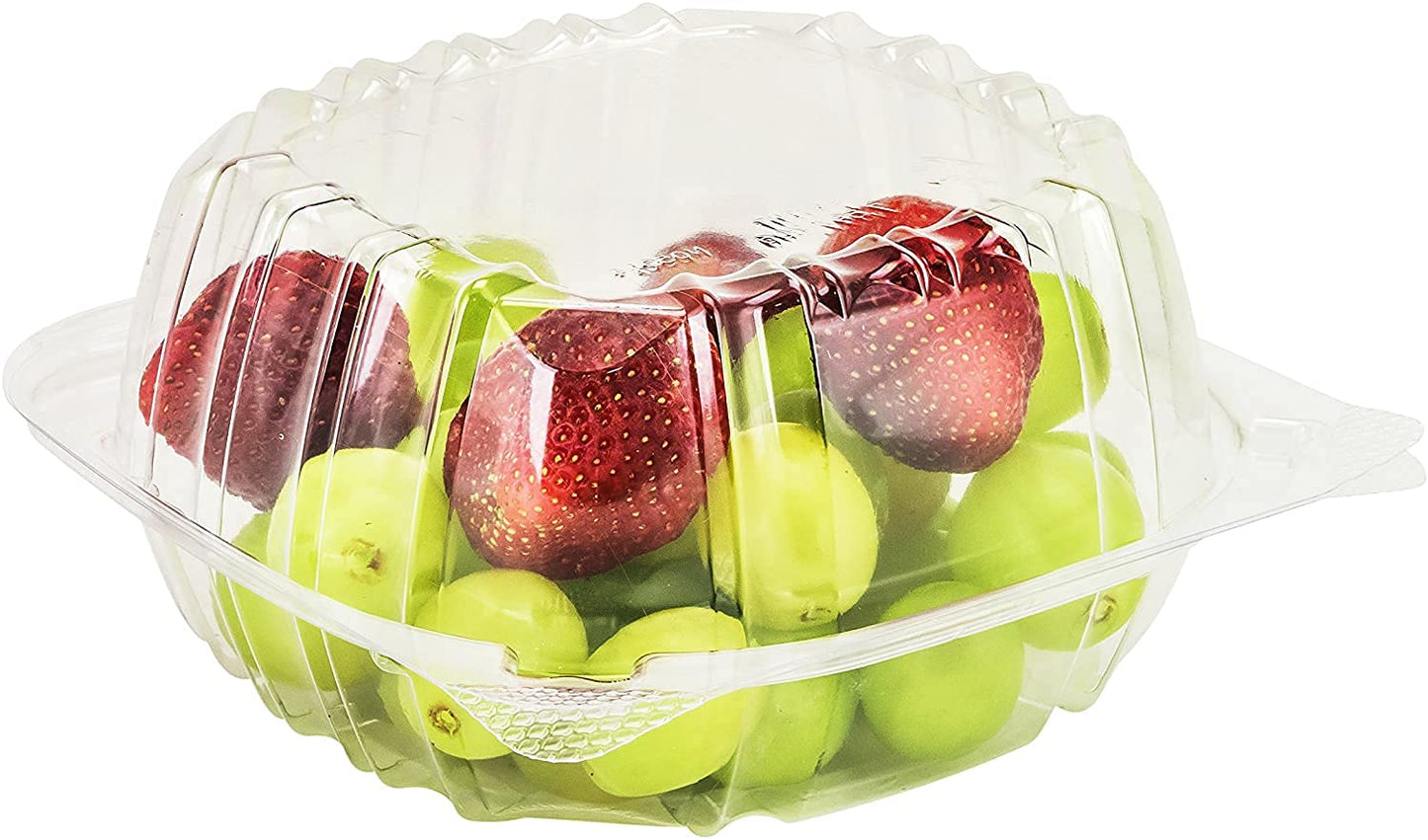 Plastic Hinged Clamshell 5”x5”x3” (x1u)