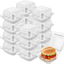 Plastic Hinged Clamshell 6”x6”x3” (x1u)