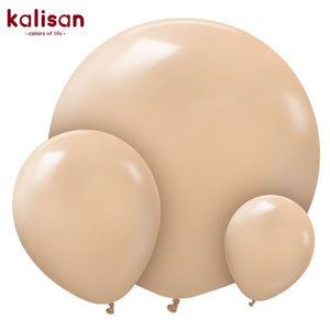 Kalisan 18” Desert Sand Látex Balloon (3ct)