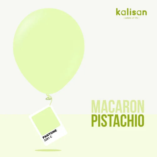Kalisan 5” Macaron Pistachio Latex Balloon (50pcs)